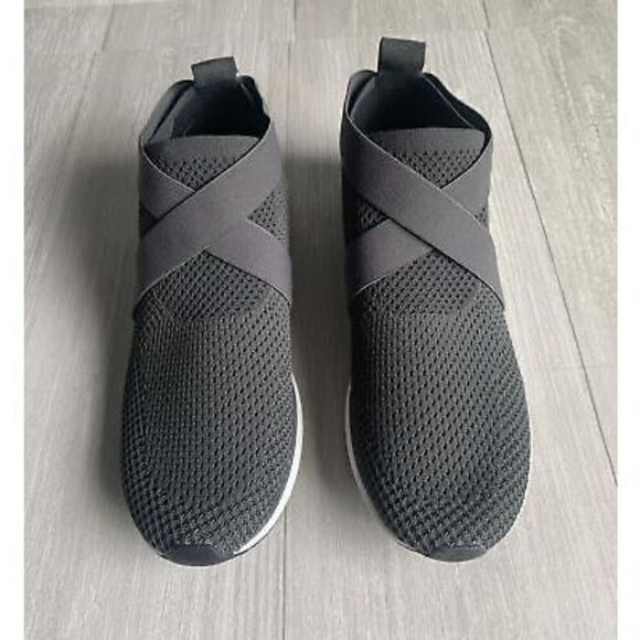 Eileen Fisher Knit Stretch Pull-on Comfort Sneakers‎ Dark Grey 10 - Picture 10 of 12